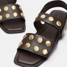 Load image into Gallery viewer, Seed leather studded sandals
